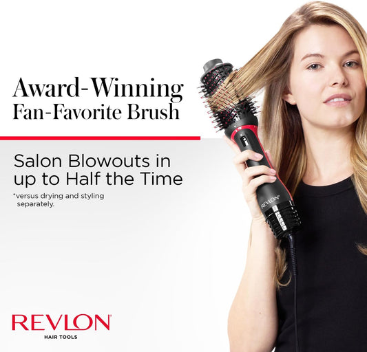 Revlon One Step Volumizer Plus Hair Dryer And Styler | More Volume, Less Damage, And More Styling Control For Easy And Fast Salon-Style Blowouts, Plus Travel Friendly (Teal)