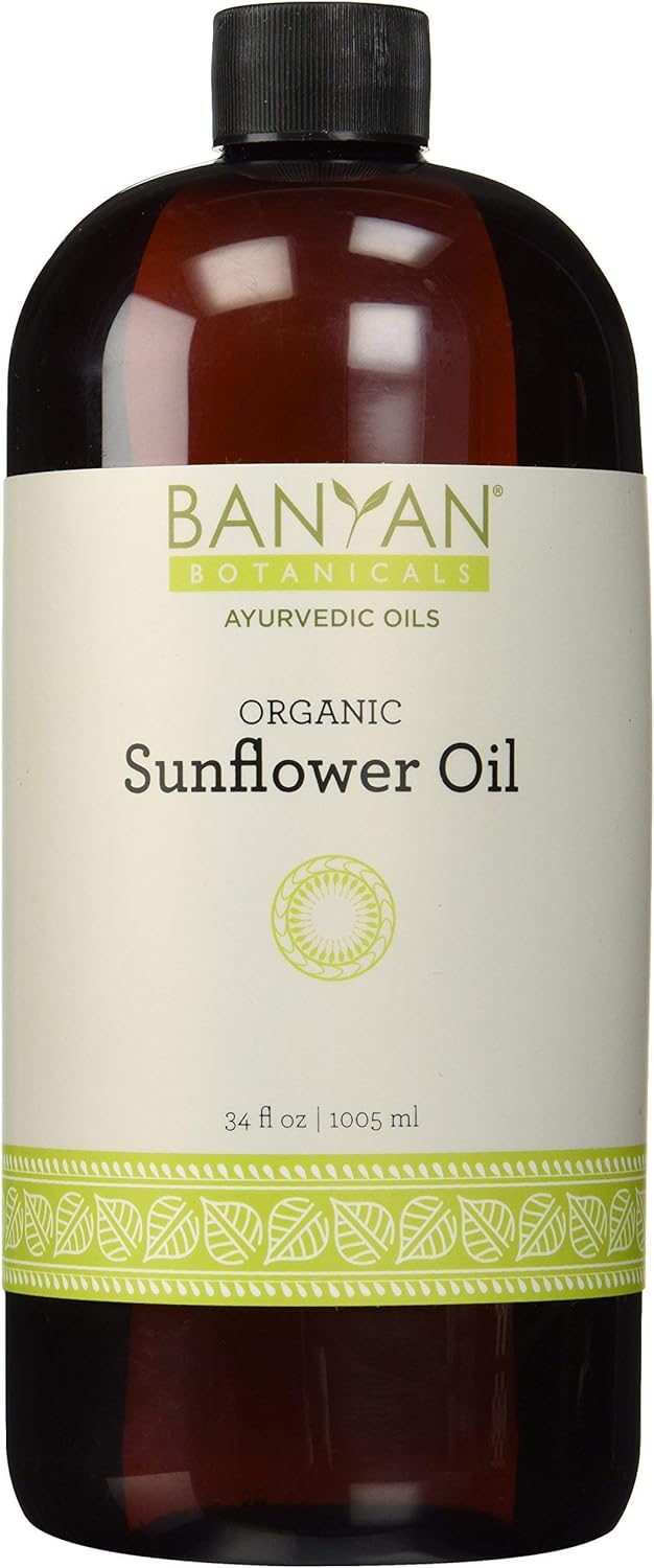 Banyan Botanicals Sunflower Oil ? Organic Expeller Pressed Sunflower O