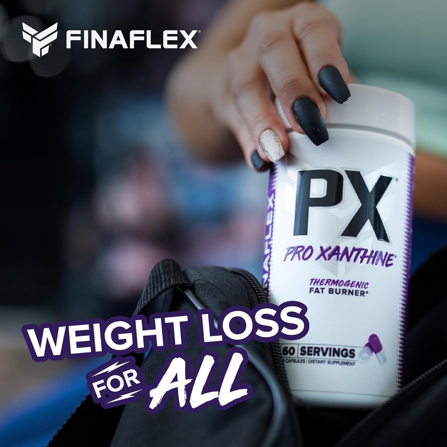 Finaflex Px Pro Xanthine - 60 Capsules - Thermogenic - Promotes Energy, Focus & Appetite Suppression - With Caffeine & Teacrine - 60 Servings : Health & Household