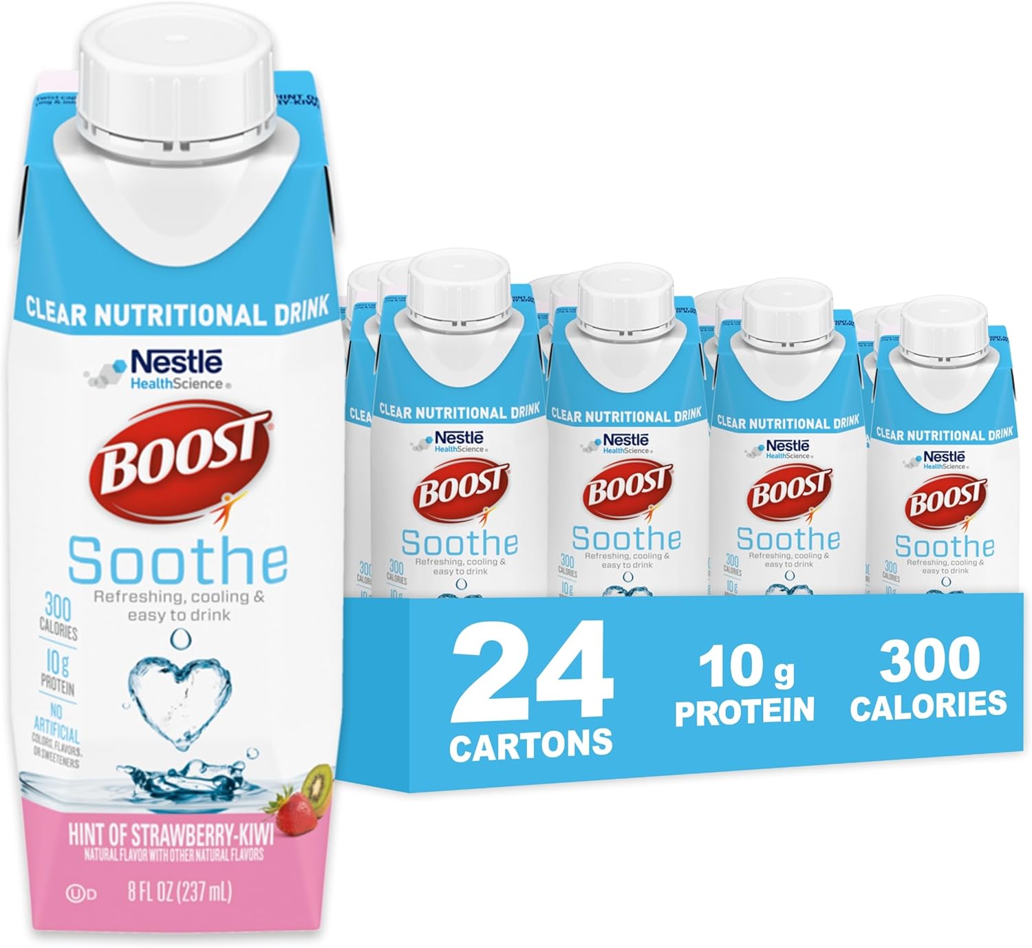 Boost Soothe Strawberry-Kiwi, 24 Count