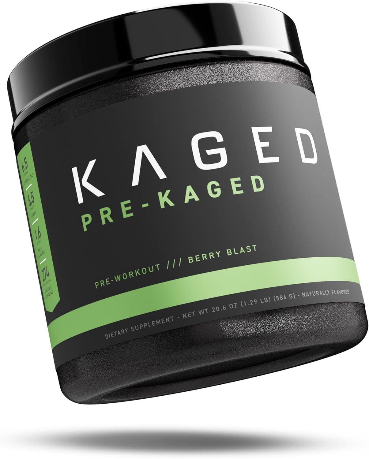 Kaged Original Pre Workout Powder | Berry Blast | Pre-Kaged | Formulat