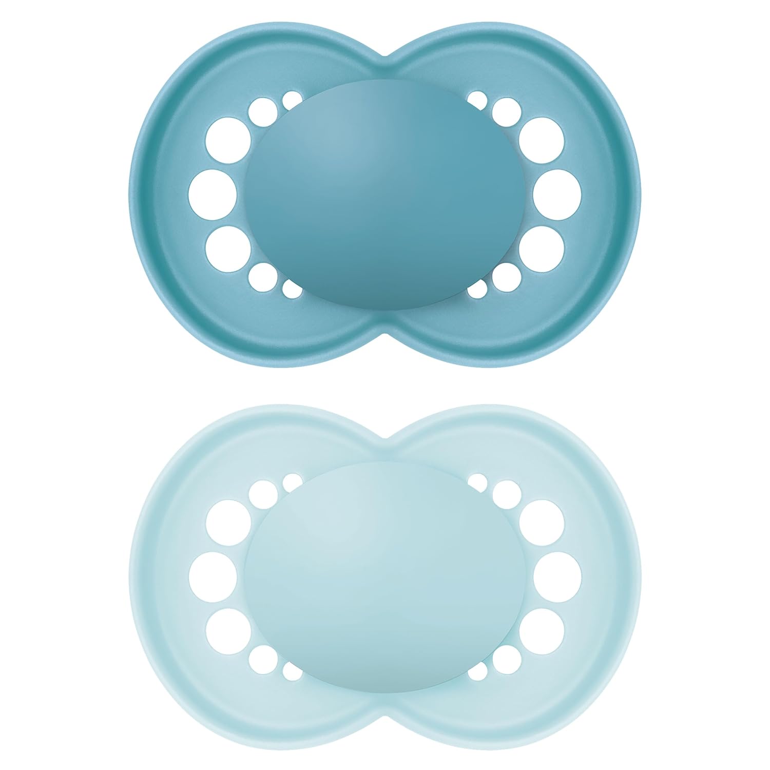 Mam Original Matte Baby Pacifier, Nipple Shape Helps Promote Healthy Oral Development, 2 Pack, Girls, 16+ Months