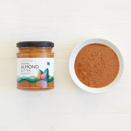 Clearspring Organic Almond Butter - Crunchy - 170G