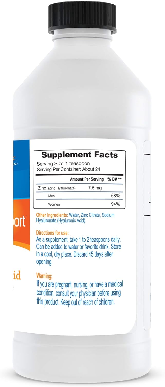 Hyalogic Liquid Zinc Supplement for Immune Support (4 Oz) - Daily Mine