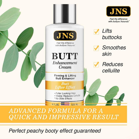 Powerful Butt Enlargement Cream - Made In Usa - Firming & Lifting Effect - Hip Lift Up Formula For Fuller, Bigger, Natural Buttock Enhancement Without Injections - 4 Fl Oz