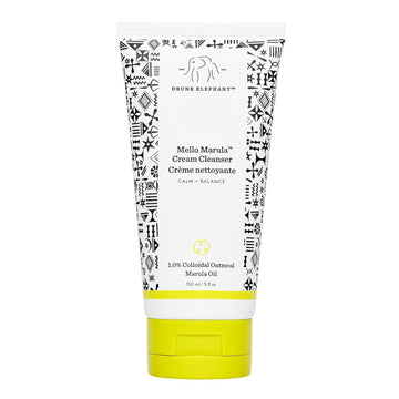 Drunk Elephant Mello Marula Cream Cleanser - 150 Ml/5 Fl Oz - Calming Face Wash - Clean Clinical Skincare - Cruelty-Free - Dermatologist-Tested - Free Of Essential Oils, Silicones, And Fragrance