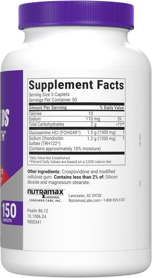 Cosamin Ds, #1 Researched Glucosamine & Chondroitin Joint Health Supplement, 150 'Easy-To-Swallow' Caplets