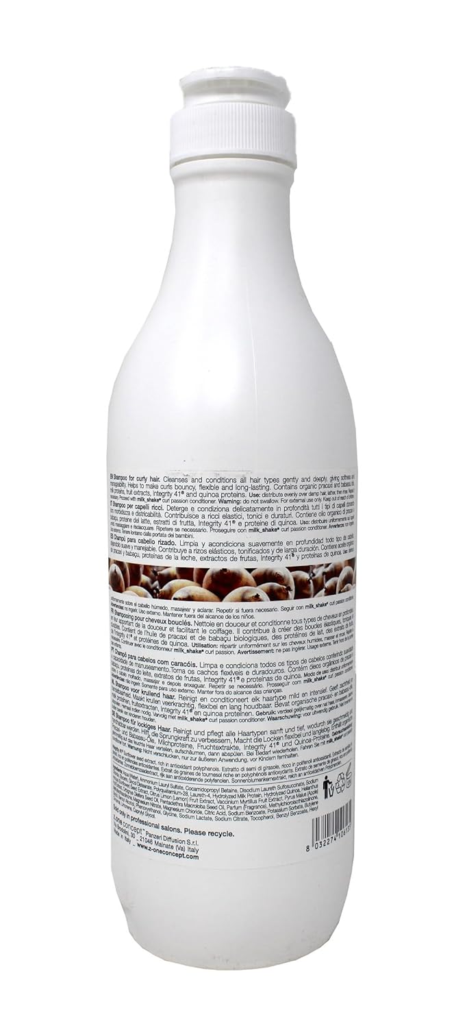 Milk_Shake Curl Passion Curly Hair Shampoo - Sles Free Shampoo For Curly Hair 33.8 Oz : Beauty & Personal Care