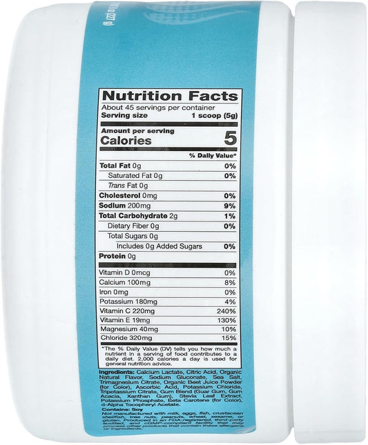 California Gold Nutrition Beverages, Hydrationup®, Electrolyte Mix With Vitamin D, Calcium, Iron And Potassium, Tropical, 8 Oz (227 G)