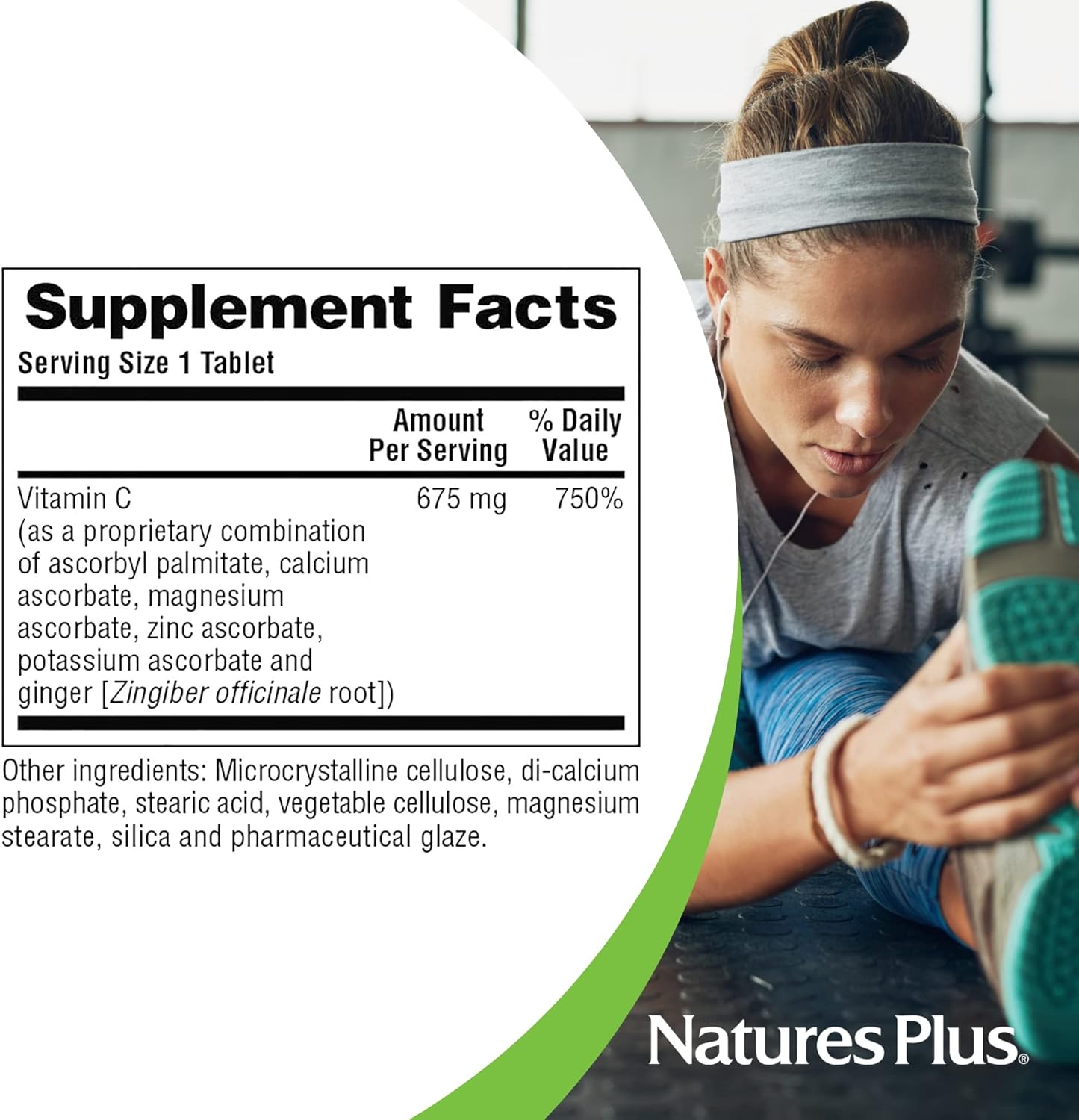 Esterified Vitamin C, 675 Mg, 90 Tablets, Naturesplus