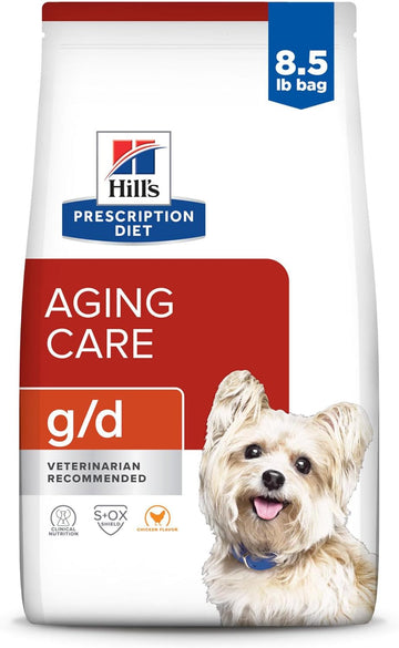 Hill'S Prescription Diet G/D Aging Care Chicken Flavor Dry Dog Food, Veterinary Diet, 8.5 Lb. Bag