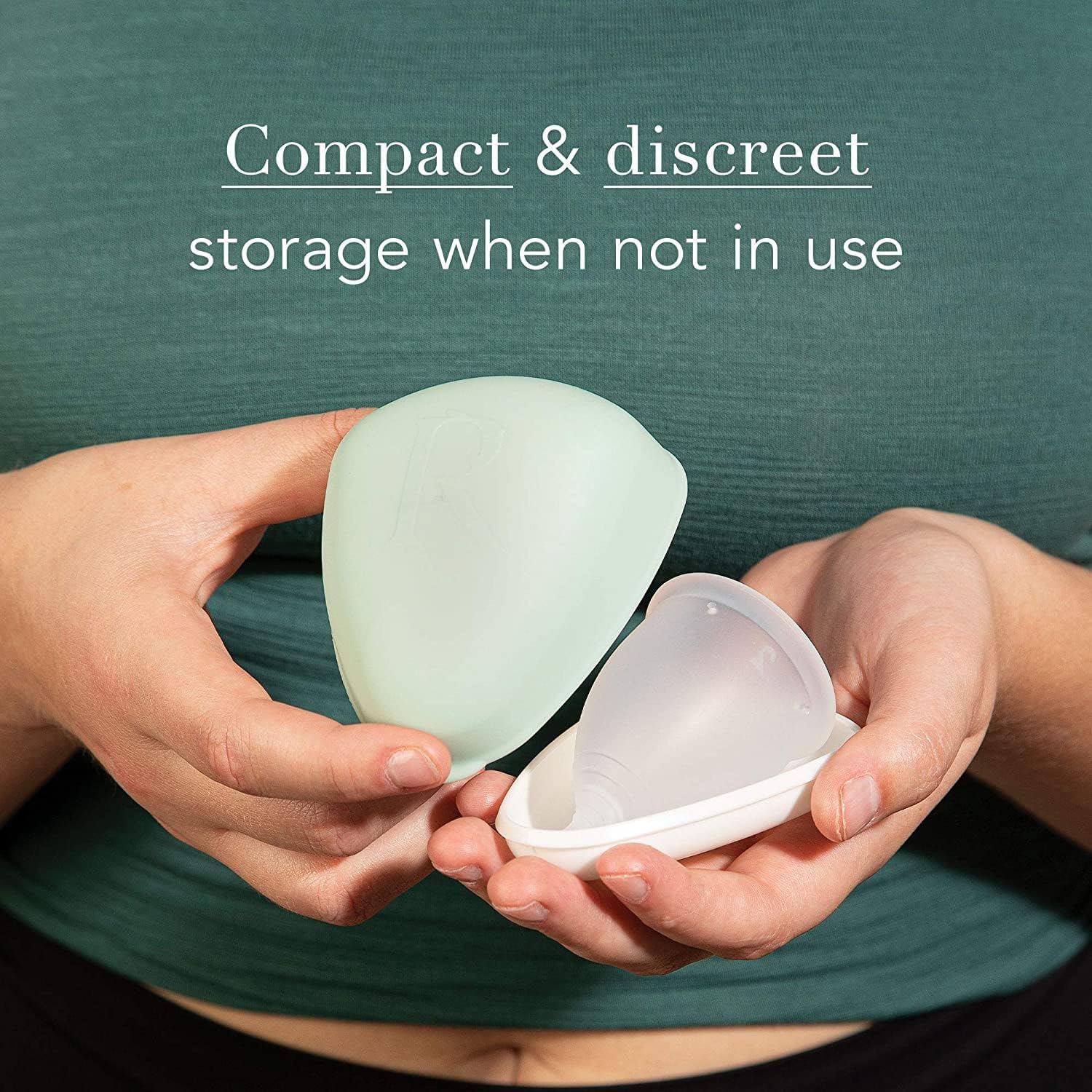 Rael Period Cup, Reusable Storage Case for Menstrual Cups - Medical-Grade Silicone, BPA Free, Easy to Clean & Dry, Made in USA : Health & Household