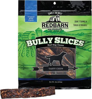Redbarn Bully Slices For Dogs (Original Bully) Natural Dental Treats (12 Bags)