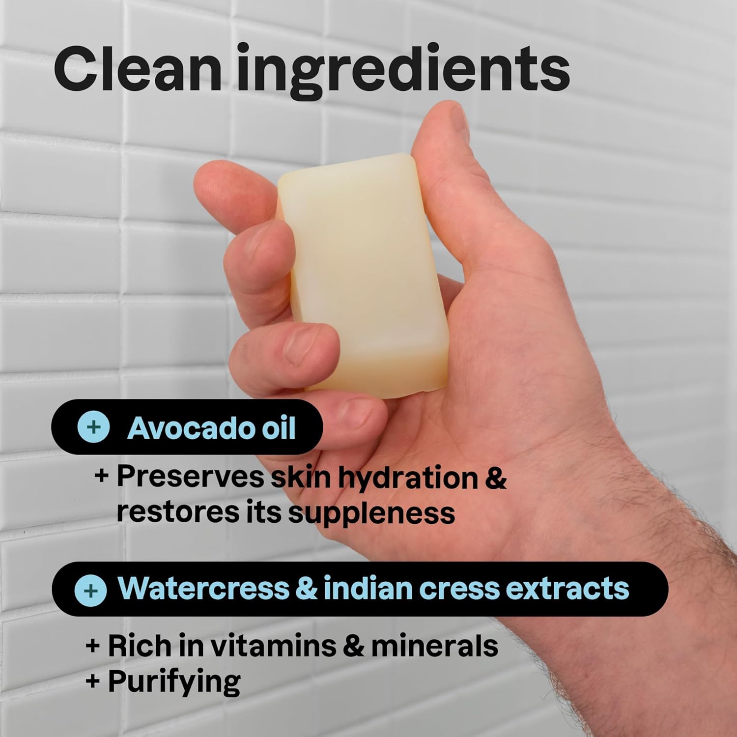 Attitude Bar Soap Body Wash For Men, For Body And Hands, 99% Natural Origin Ingredients With Avocado Oil, Ewg Verified, Eucalyptus & Sage, 4 Oz : Beauty & Personal Care