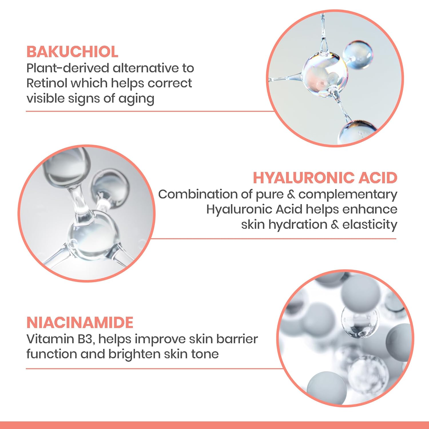 Avène Retrinal Advanced Correcting Serum With Hyaluronic Acid & Niacinamide & Bakuchiol That Firms, Plumps & Renews Skin, Visibly Minimize The Appearance Of Fine Lines & Wrinkles, 1 Fl Oz : Beauty & Personal Care