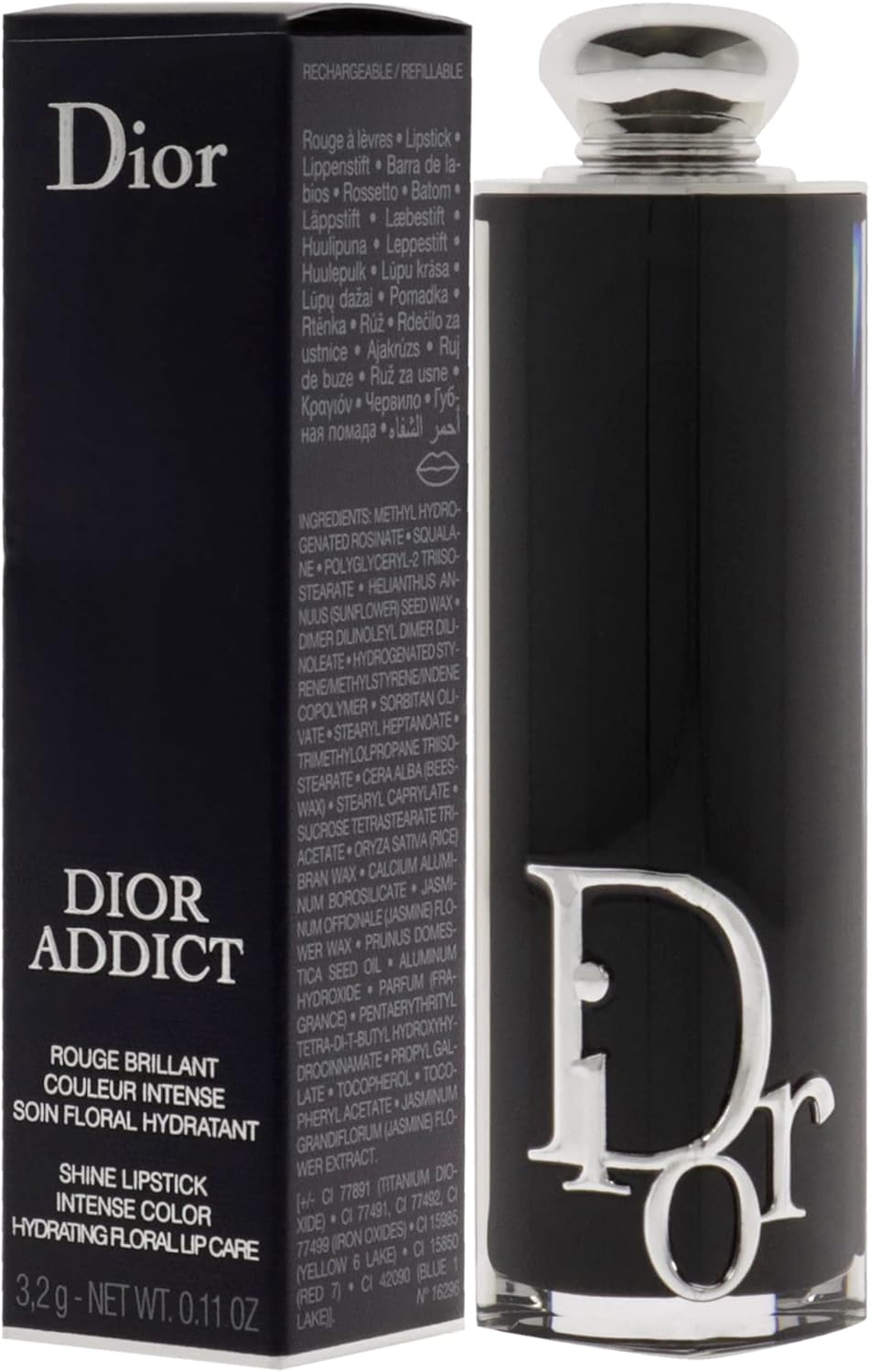 Dior Addict Hydrating Shine Lipstick - 558 Bois De Rose By Christian Dior For Women - 0.11 Oz Lipstick (Refillable)