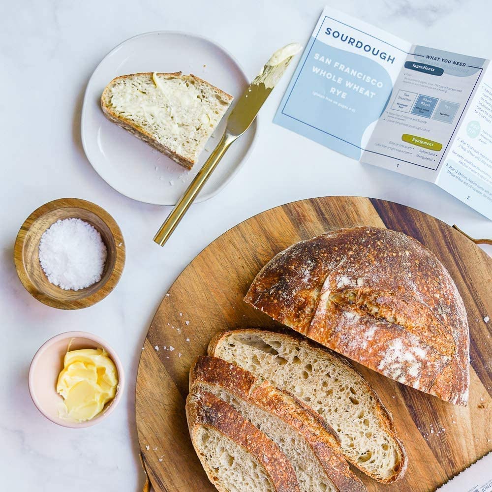 Cultures for Health Sourdough Starter Bundle | 3 Different Starter Cultures | San Francisco Style, Whole Wheat & Rye Sourdough | Heirloom, Non-GMO | Live Culture Bread Making : Grocery & Gourmet Food
