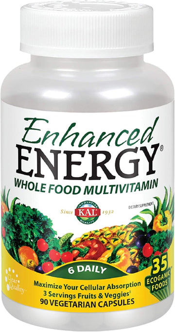 Kal 021245459286 Enhanced Energy, 90 Count