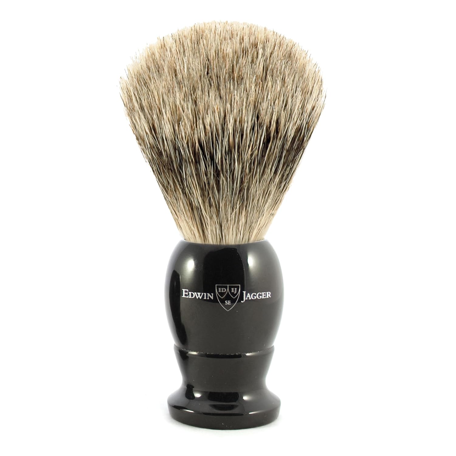 Edwin Jagger Medium Best Badger English Shaving Brush (Imitation Ebony)