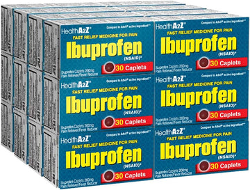 Healtha2Z Ibuprofen 200mg Tablets – Pain Reliever & Fever Reducer, 720 Count (Value Pack)