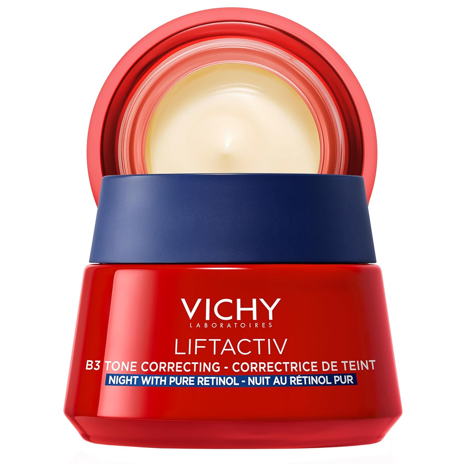 Vichy Liftactiv B3 Tone Correcting Night Cream | 4% Niacinamide + 0.15% Pure Retinol | Anti Aging Face Cream Evens Skin Tone| Fade Dark Spots & Smooth Wrinkles | Formula Minimizes Risk Of Irritation