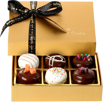 Cookie Gift Basket - Happy Birthday Cookies - Gourmet Cookies Gift - Birthday Food Gift Box, For Men Women - Kosher Vegan Prime