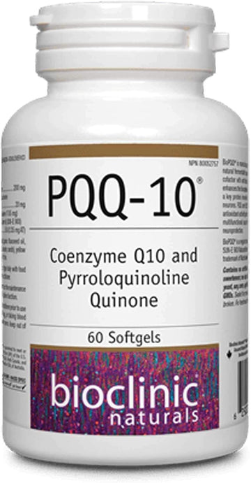 Cerebrovital Pqq-10 60 Softgels - Bioclinic Naturals