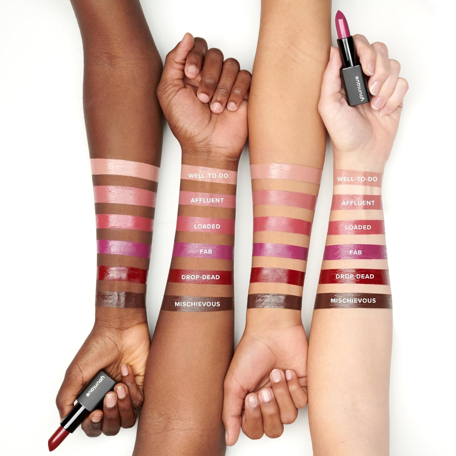 Younique Moodstruck Opulence Creamy Lipstick | Affluent | Hydrating, Long-Lasting Pink Mauve Shade | Enriched With Castor Seed Oil & Vitamin E | Perfect For Women Seeking A Lush, Durable Lip Color : Beauty & Personal Care