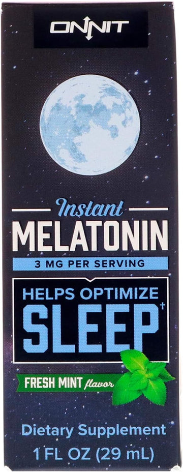 ONNIT Instant Melatonin Spray | 3mg Melatonin Per Serving (Mint) : Health & Household