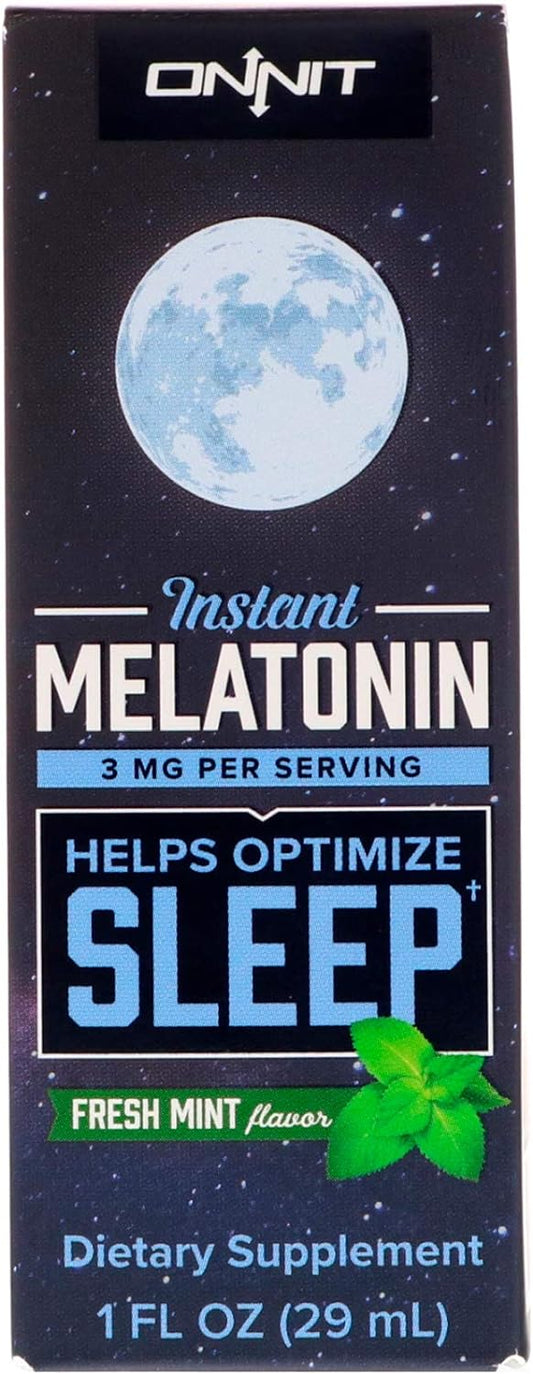 ONNIT Instant Melatonin Spray | 3mg Melatonin Per Serving (Mint) : Health & Household