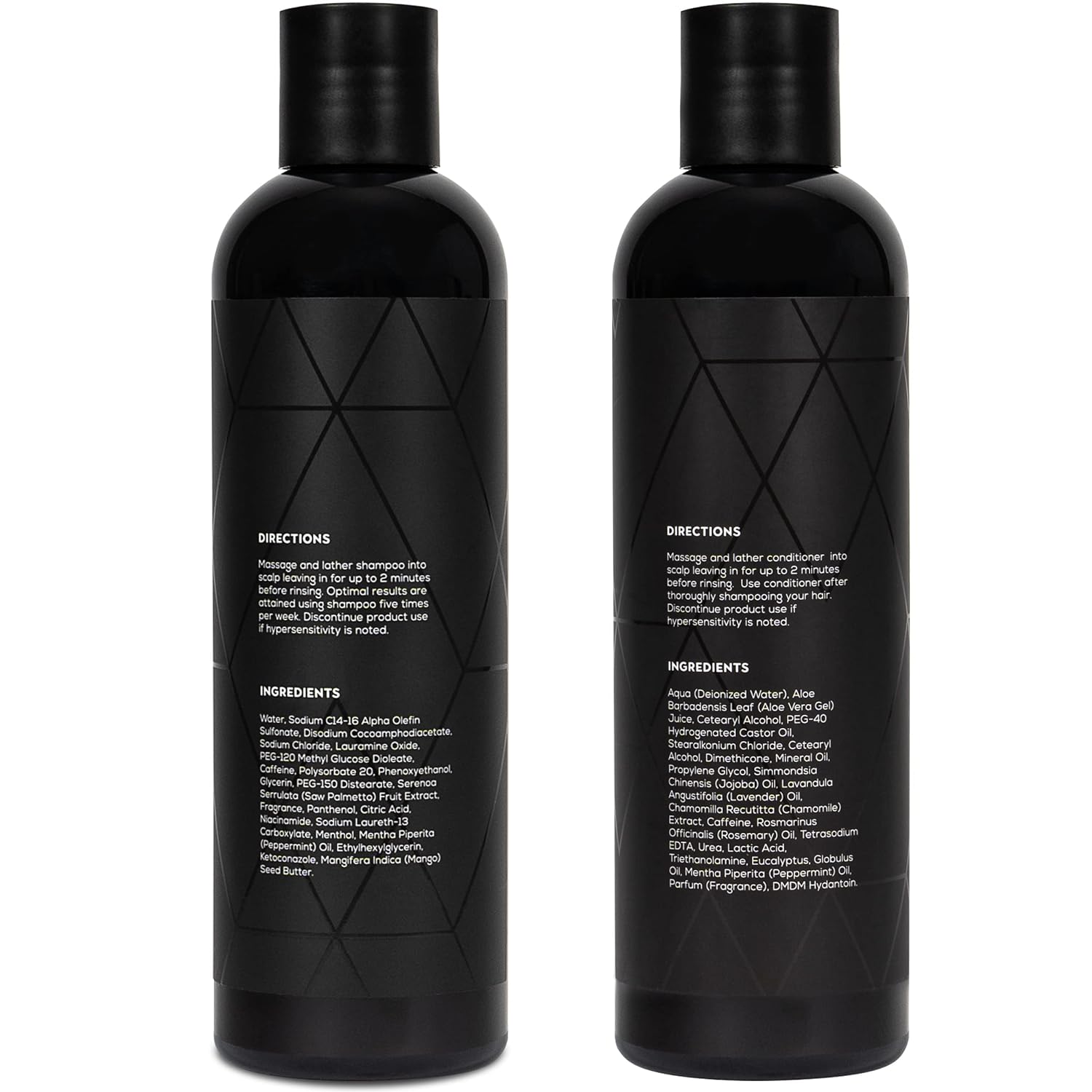 Ultrax Labs Hair Surge Shampoo (8 fl oz) Bundle With Hair Solaye Conditioner (8 fl oz) | Helps Thicken Hair and Reduce Breakage | Promotes Growth and Helps Strengthen Follicles | For Men and Women : Beauty & Personal Care