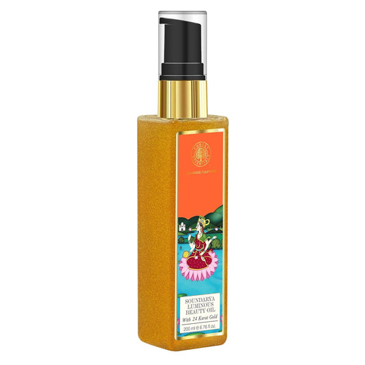 Forest Essentials Soundarya Beauty Body Oil 200 Ml By Indianmedicalstore