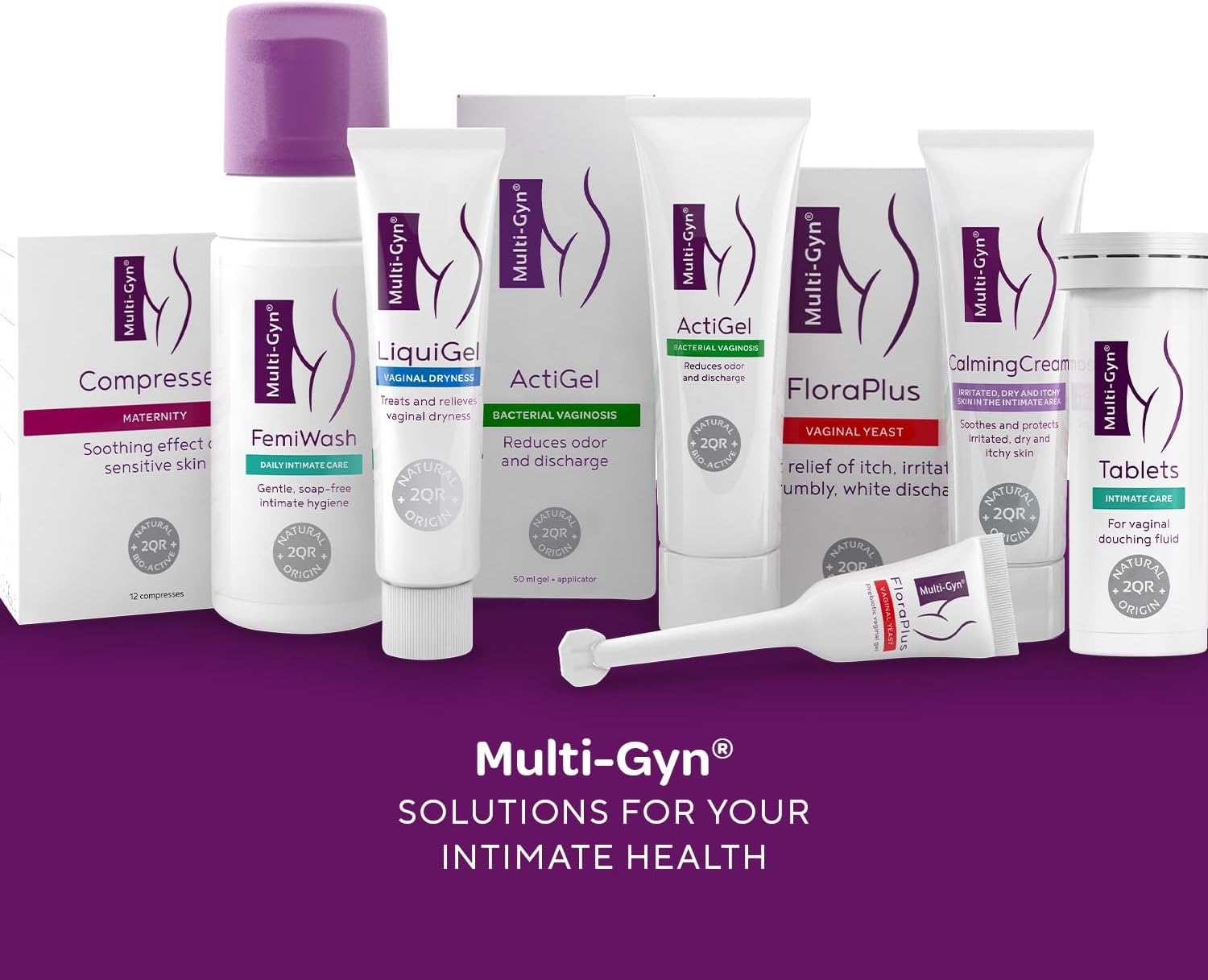 Multi-Gyn Femiwash For Daily Intimate Hygiene To Maintain A Healthy Intimate Area - Aloe Extract - Soap-Free Micro Foam Approx 100 Uses - 100Ml