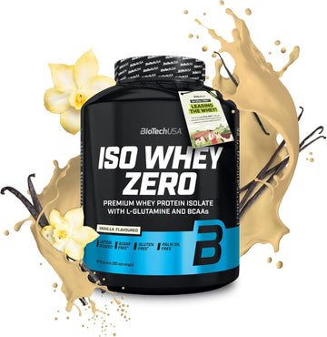 Biotechusa Iso Whey Zero | Premium Whey Protein Isolate | Grass-Fed | Enzyme-Free | Sugar- And Gluten-Free, 2.27 Kg, Vanilla