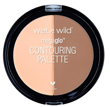 Wet N Wild Megaglo Contour Palette, Dulce De Leche | Contouring Powder Face Kit | Flawlessly Sculpted Face