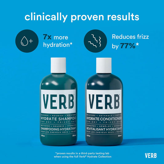 Verb Hydrate Conditioner Detangles Dry And Frizzy Hair To Reduce Frizz And Add Moisture Hair