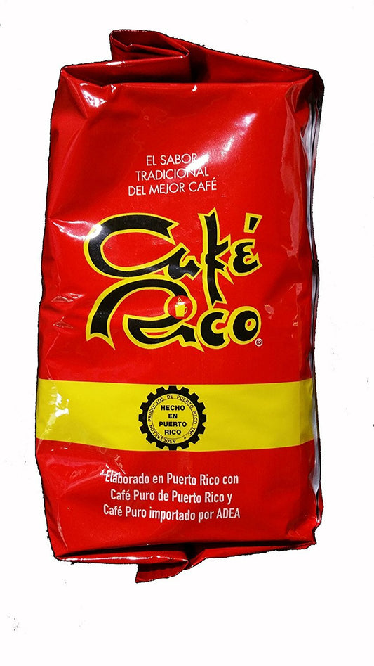 Cafe Rico Ground Regular Puerto Rican Coffee, 14 Ounce Bag (8 Bags)