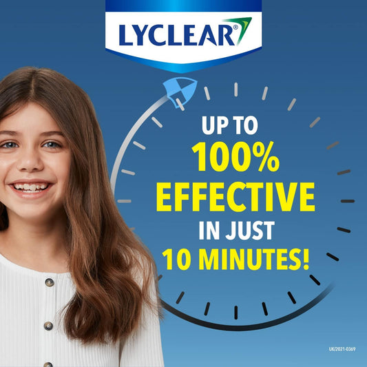 Lyclear Express Treat & Protect Lotion - Kills Head Lice & Eggs – Effective In Just 5 Minutes On Head Lice & Helps Protect For Up-To 72 Hours* – 100Ml Lotion Format