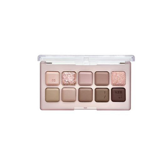 Lilybyred Mood Keyboard Eyeshadow Palette | Soft Neutral Ash Color, Long-Wearing, Glitter, Clear Watercolor | Palette With Easy Color Matching For All | K-Beauty (02#Ash Mauve)