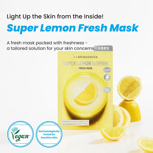 Bringgreen Super Lemon Fresh Mask 10Ea