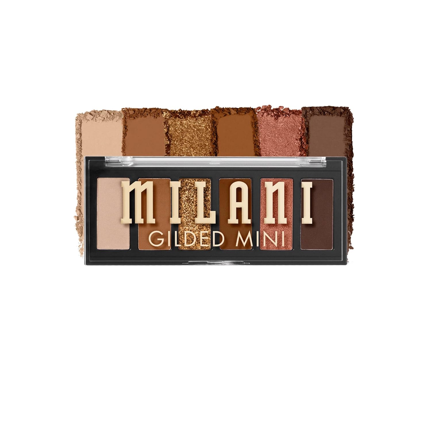 Milani Gilded Mini Eyeshadow Palette With 6 Matte & Shimmer Hues - Whiskey Business