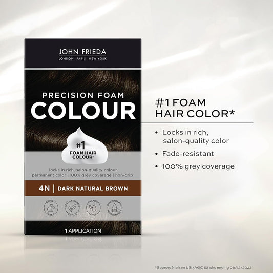 John Frieda Precision Foam Colour, Dark Natural Brown 4N