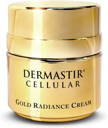 Dermastir Cellular Gold Radiance Cream With Gold Particles Give A Silky, Radiant Finish, Skin Is Visibly Moisturized And Glowing - 50Ml