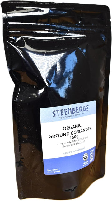 Steenbergs Organic Coriander Powder; Refill 150G
