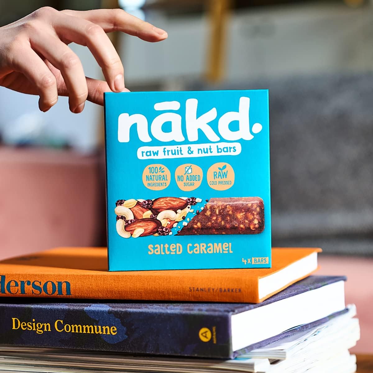 Nakd Salted Caramel Natural Fruit & Nut Bars - Vegan - Healthy Snack - Gluten Free - 35g x 18 bars : Amazon.co.uk: Grocery