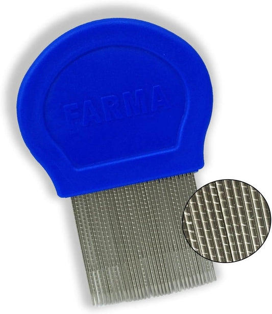Standard Quality Metal Round Lice Nit Louse Detection Removal Comb Regular Use
