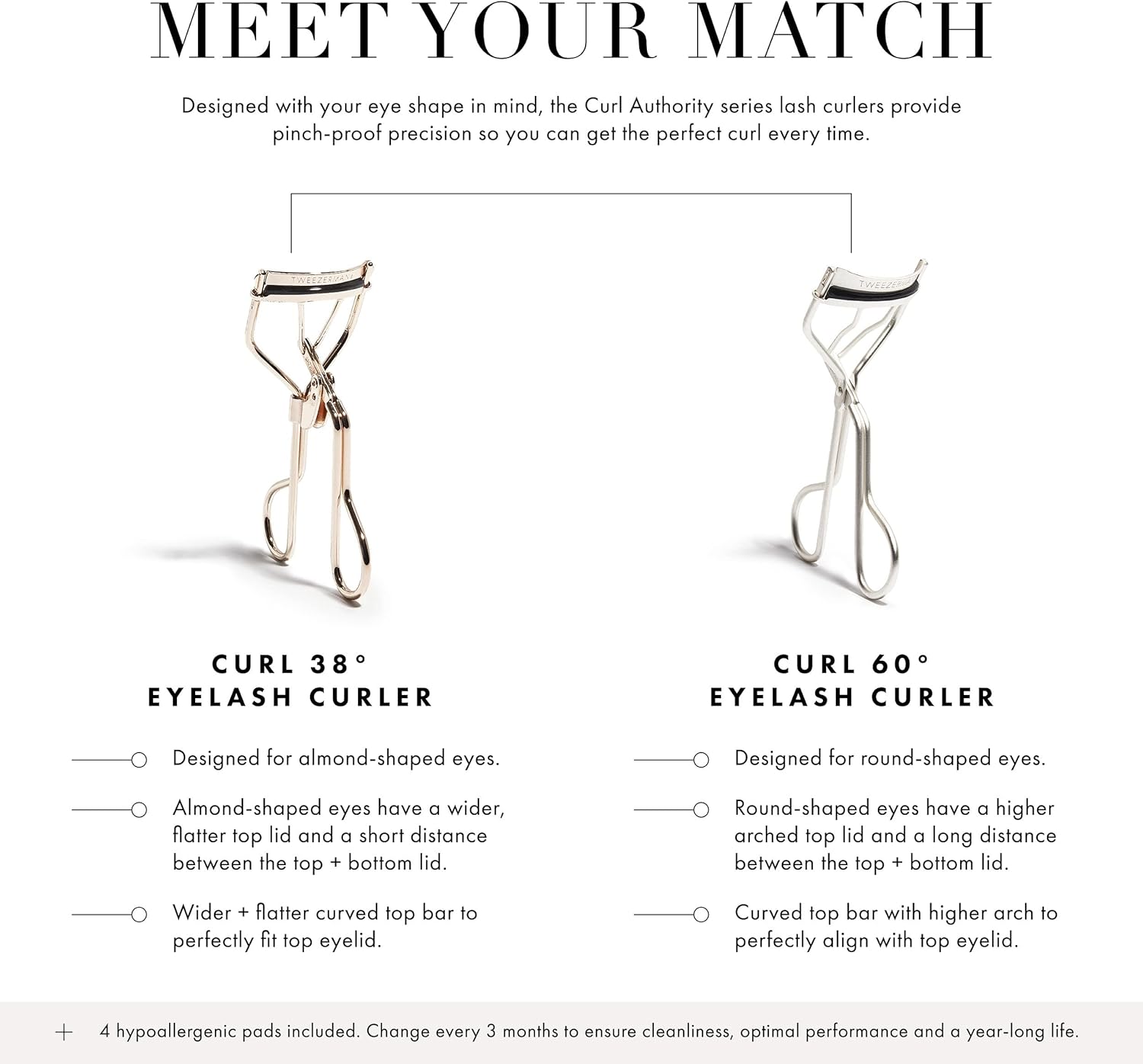 Tweezerman 38° Eyelash Curler 1055-PKR : Amazon.co.uk: Beauty