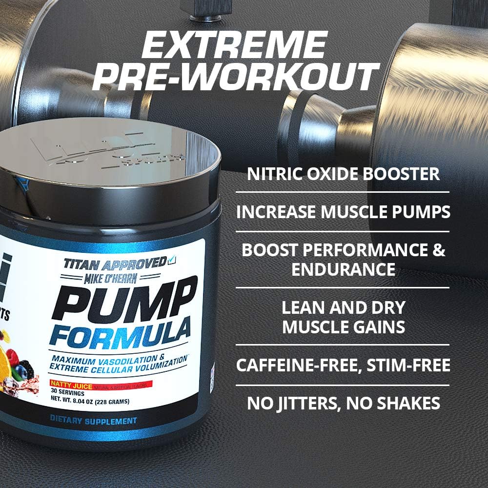 BPI Sports Pump Formula - Mike O’Hearn Titan Series - Caffeine Free Pr