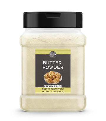 Birch & Meadow Butter Powder, 1.2 Lbs, Popcorn Topping, Rich & Creamy, Butter Substitute