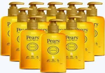 Pears Pure & Gentle Moisturising Liquid Hand Wash - Enriched With Glycerin And Formulated With Natural Oils, 10X More Moisturiser* - Soap-Free Cleanser Ideal For Men And Women | 250Ml (12 Pack)